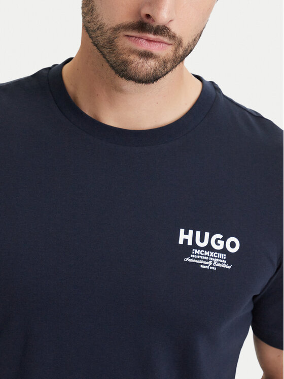 HUGO HUGO Camiseta Nesptee 50572740 Azul marino Regular Fit