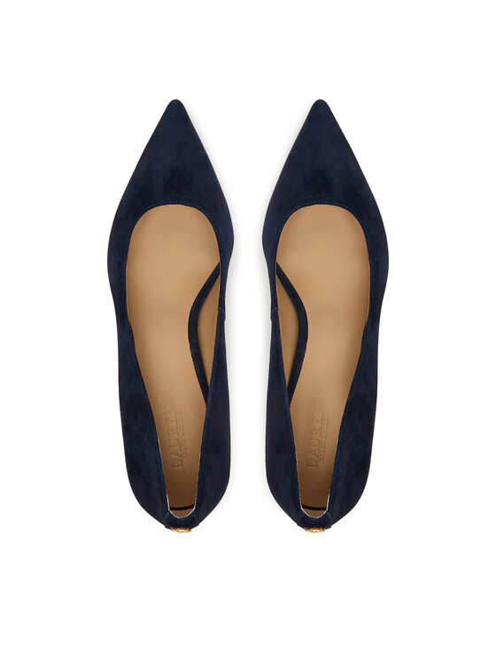 LAUREN RALPH LAUREN Podpätky LAUREN RALPH LAUREN Adrienne  802P17691001 Tmavomodrá