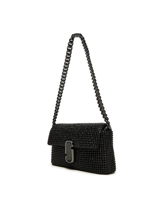Marc Jacobs Сумка Marc Jacobs The Rhinestone J Marc Mini Shoulder Bag H912M06RE22 Чорний