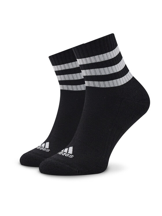 adidas Trumpos kojinės adidas 3-Stripes Cushioned Sportswear Mid-Cut Socks 3 Pairs IC1318 Pilka