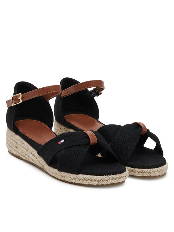 Tommy Hilfiger Espadrilės Tommy Hilfiger T3A7-33801-0048 M Juoda