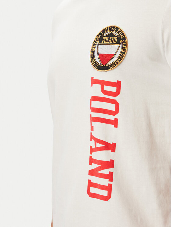 Beverly Hills Polo Club Beverly Hills Polo Club Camiseta F-SS26M-TS0005 POL Blanco Regular Fit