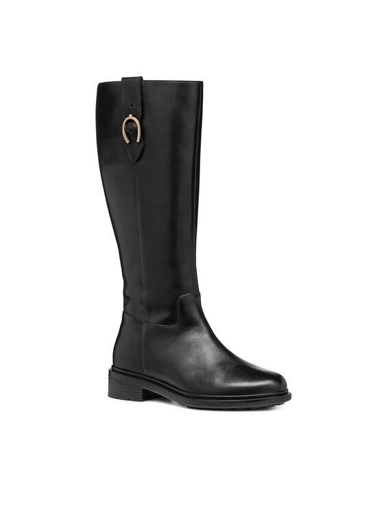 Geox Lovaglócsizma Geox D Walk Pleasure D46TGD 00043 C9999 Fekete