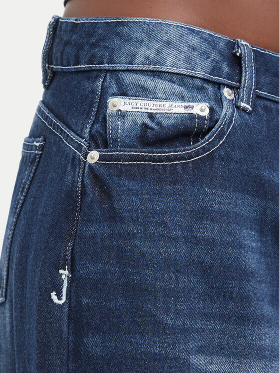 Juicy Couture Juicy Couture Jeans hlače JCDJE225952 Modra Wide Leg