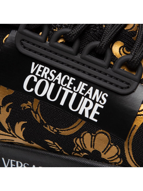 Versace Jeans Couture Снікерcи Versace Jeans Couture E0YWASA4 Чорний