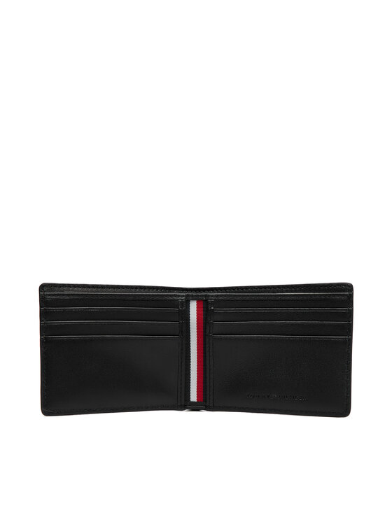 Tommy Hilfiger Juego de cartera y llavero Tommy Hilfiger Mini Cc Wallet & Key Fob AM0AM14805 Negro