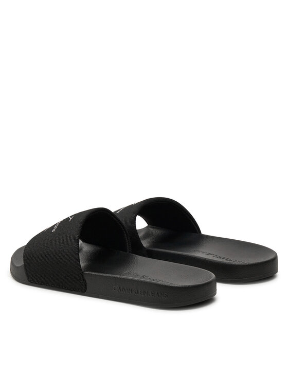 Calvin Klein Jeans Chanclas Calvin Klein Jeans Slide Monogram Wn YW0YW01835 Negro