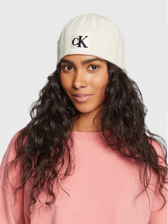 Calvin Klein Jeans Kepurė Calvin Klein Jeans Monogram IU0IU00346 Smėlio