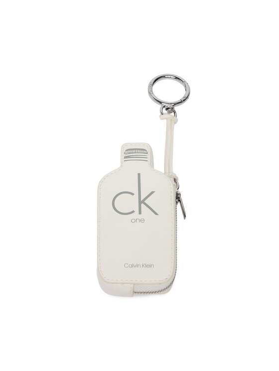 Calvin Klein Breloc Calvin Klein Ck One Bottle Zip Small Pouch LV04F1246G Alb