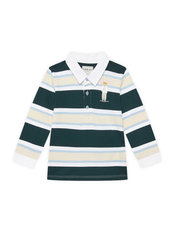 Guess Guess Polo N6YP01 K4106 Verde Regular Fit