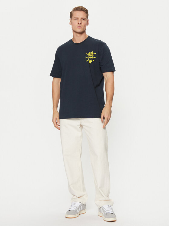 adidas adidas Футболка Street B JP4500 Cиній Loose Fit