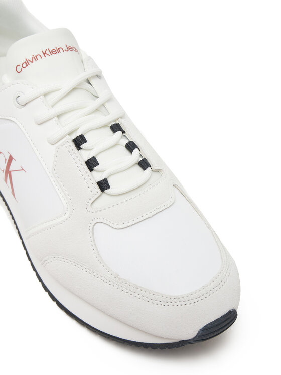Calvin Klein Jeans Tenisice Calvin Klein Jeans Retro Sock Runner Mg YM0YM01152 Bijela
