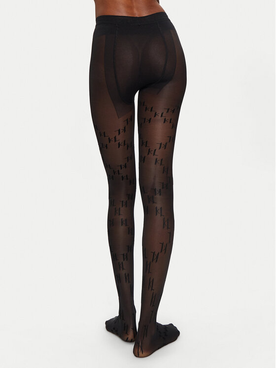 KARL LAGERFELD Dámske pančuchy KARL LAGERFELD 246W3903 Čierna