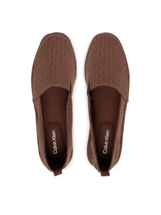 Calvin Klein Espadrilles Calvin Klein Espadrille Aop Cv HM0HM02231 Brūns