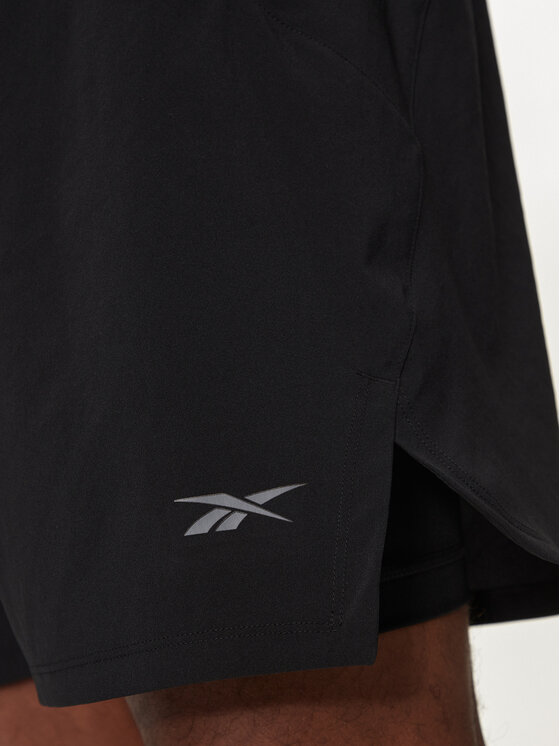 Reebok Reebok Pantalones cortos deportivos Speed 3.0 2 In 1 Short REEBOK-100065102 Negro Regular Fit