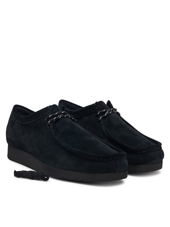 Clarks Туфлі Clarks Wallabee Lite 26329481 Чорний