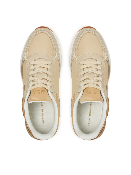 Tommy Hilfiger Sneakersy Tommy Hilfiger FW0FW08472 Béžová