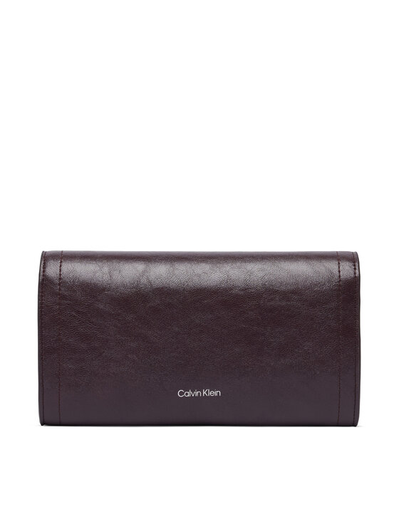 Calvin Klein Portafoglio Calvin Klein Emblem Hw Long Bifold LV04F1316G Marrone