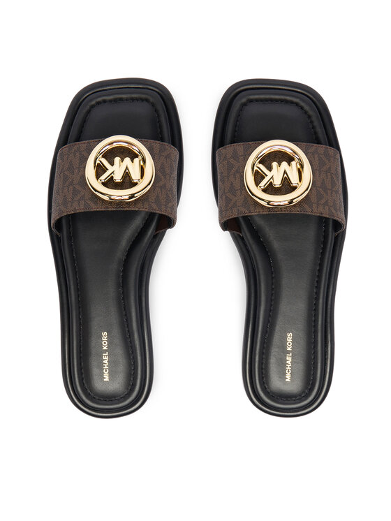 MICHAEL Michael Kors Шльопанці MICHAEL Michael Kors Milan 40F5MLFS1B Коричневий