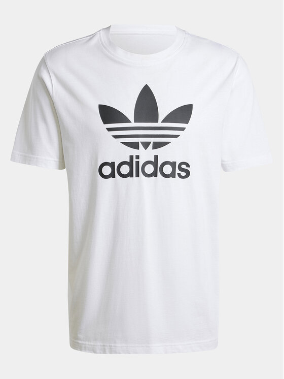 adidas adidas Marškinėliai adicolor Trefoil IV5353 Balta Regular Fit