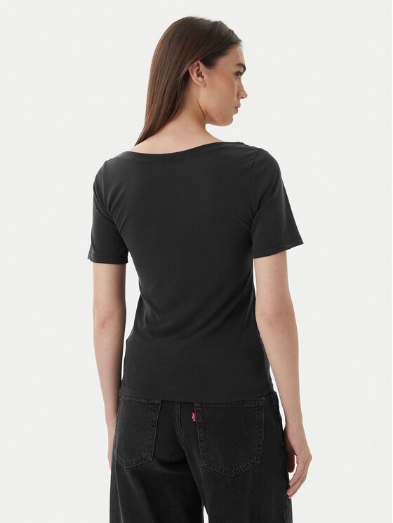 ONLY ONLY Camiseta Free 15367559 Negro Regular Fit