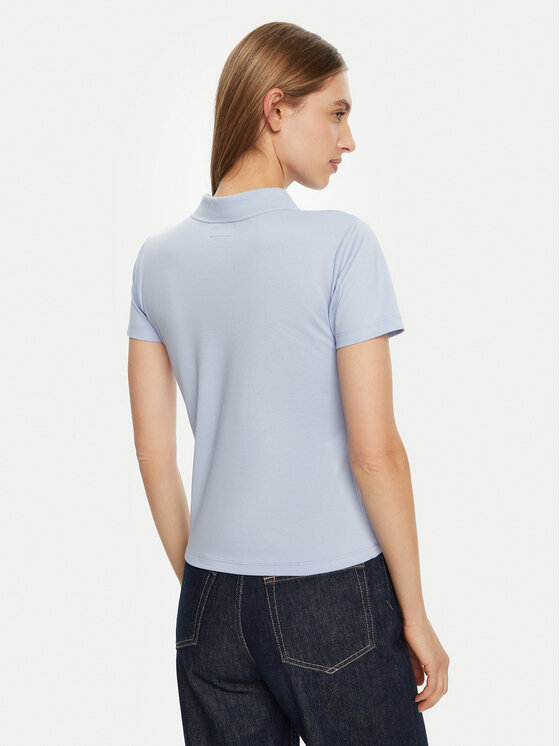 Guess Guess Поло W5RP47 KARS2 Голубий Regular Fit