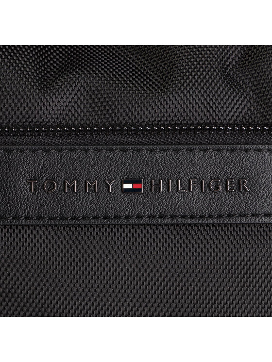 Tommy Hilfiger Geantă pentru laptop Tommy Hilfiger Nylon MIx Slim Computer Bag AM0AM05023 Negru