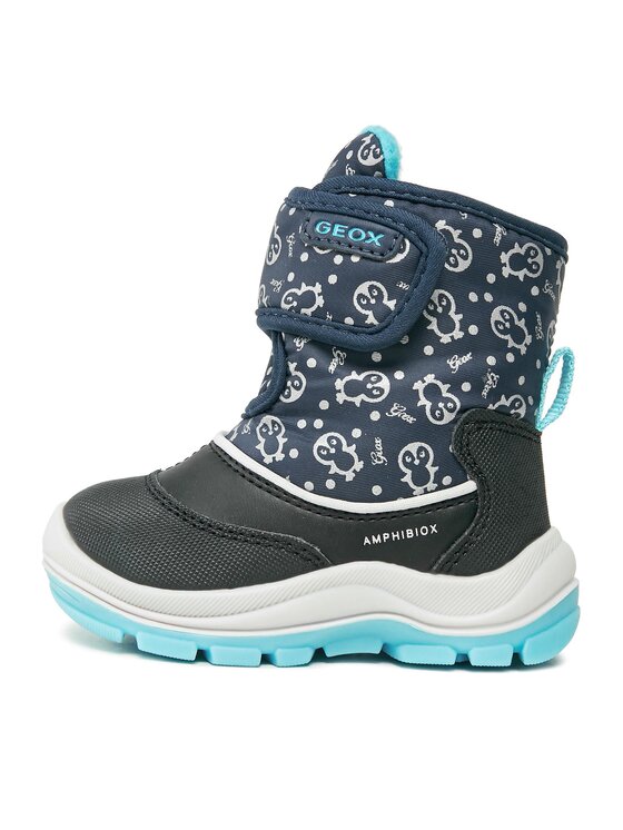 Geox Cizme de zăpadă Geox B Flanfil Girl B Abx B263WG 0BCMN CF4N4 M Bleumarin