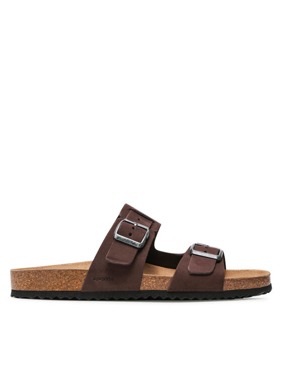Klapki Geox U Sandal Ghita B U159VB 00032 C6024 Brązowy