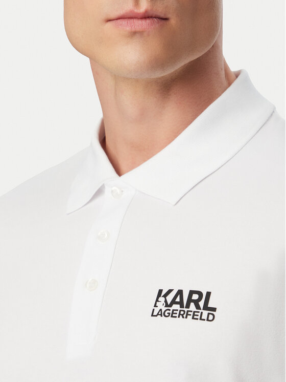 KARL LAGERFELD KARL LAGERFELD Polo 745780 500235 Blanco Regular Fit