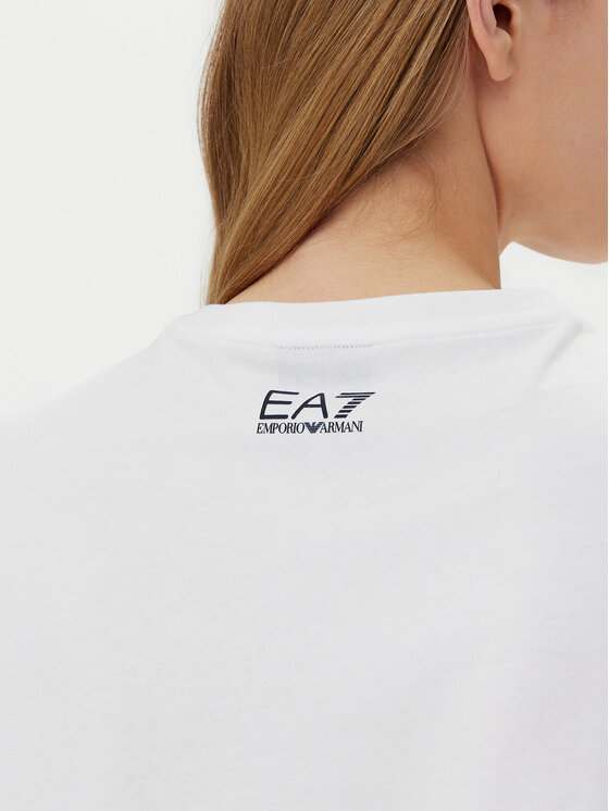 EA7 Emporio Armani EA7 Emporio Armani Футболка 7W000491 AF12957 U0002 Білий Regular Fit