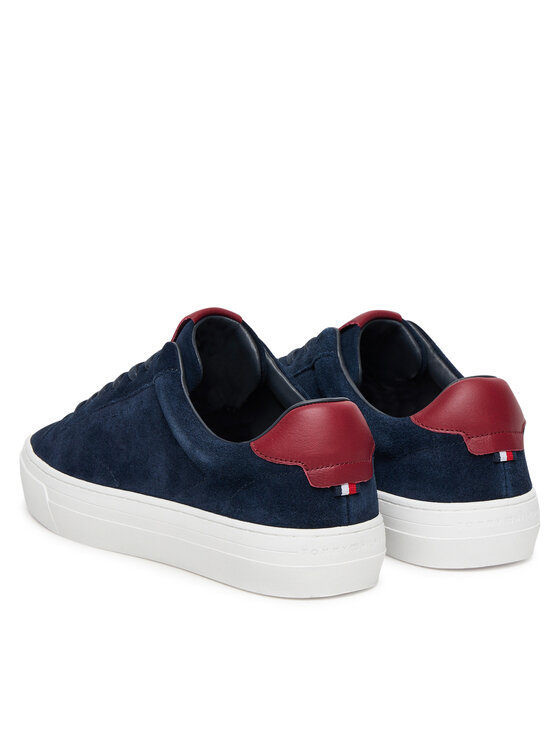 Tommy Hilfiger Sneakersy Tommy Hilfiger Premium Dress Cupsole FM0FM05573 Granatowy