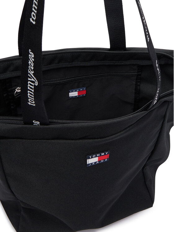 Tommy Jeans Soma Tommy Jeans Tjw Ess Daily Tote AW0AW18771 Melns