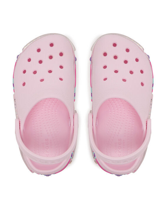 Crocs Iešļūcenes Crocs Classic Star Sparkle Shaker Clog 211620 Rozā