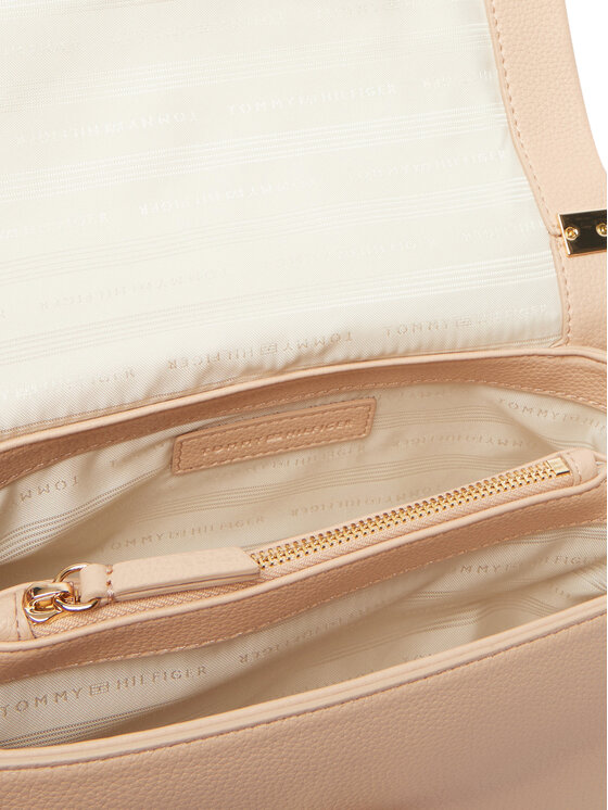 Tommy Hilfiger Soma Tommy Hilfiger Th Monogram Pebble Grain Crossbody Bag AW0AW17216 Rozā