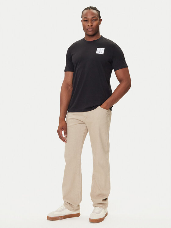 Calvin Klein Jeans Calvin Klein Jeans T-Shirt Gradient Monogram LV04RC859G Μαύρο Regular Fit