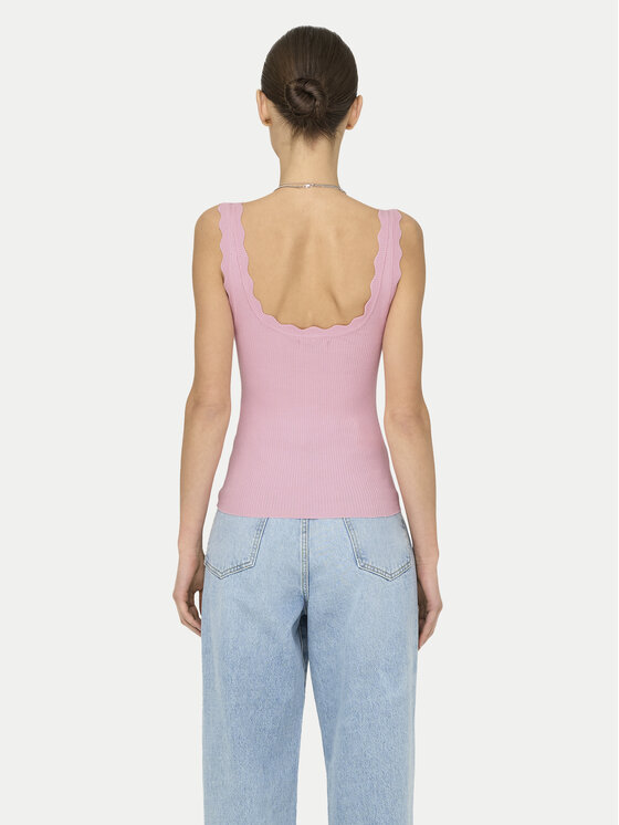 JDY JDY Топ Nanna 15290585 Рожевий Slim Fit
