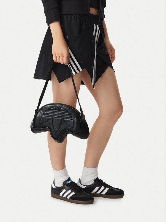 adidas Geantă adidas Trefoil Bag Metallic KR1602 Negru