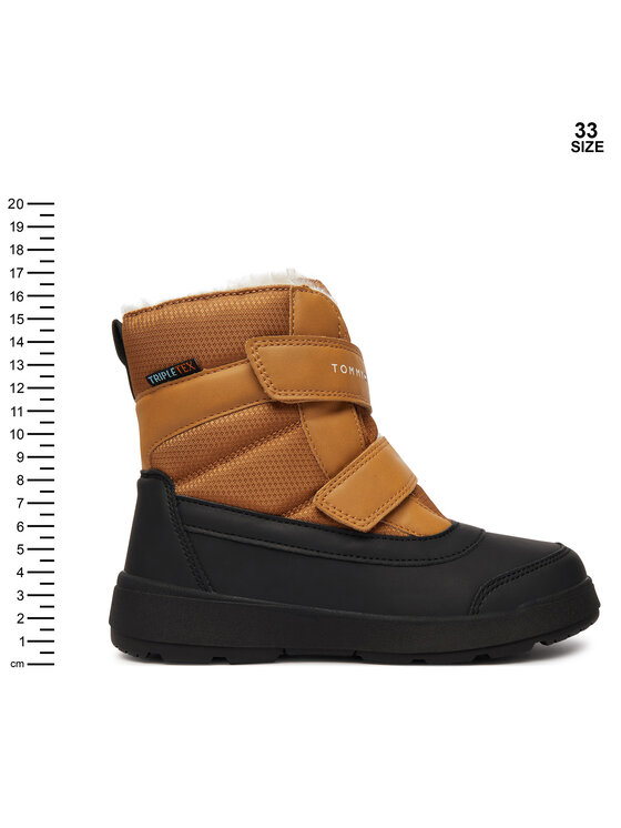 Tommy Hilfiger Śniegowce Tommy Hilfiger Niagara T1XD-35302-1973 S Brązowy jasny
