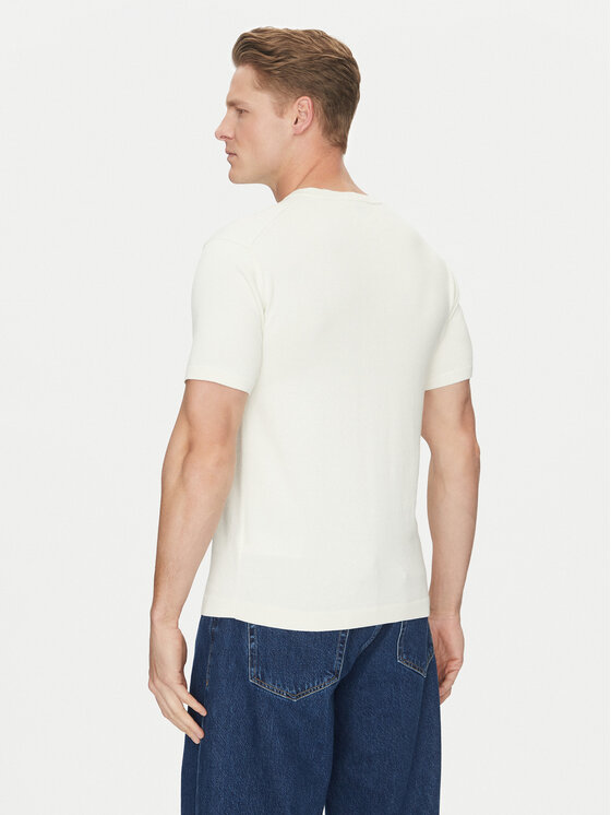 Calvin Klein Calvin Klein Camiseta K10K114485 Écru Regular Fit