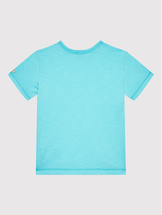 United Colors Of Benetton United Colors Of Benetton Majica 3MM5C103W Modra Regular Fit