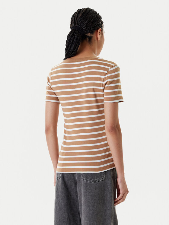 Tommy Hilfiger Tommy Hilfiger Camiseta New Cody WW0WW40584 Marrón Slim Fit