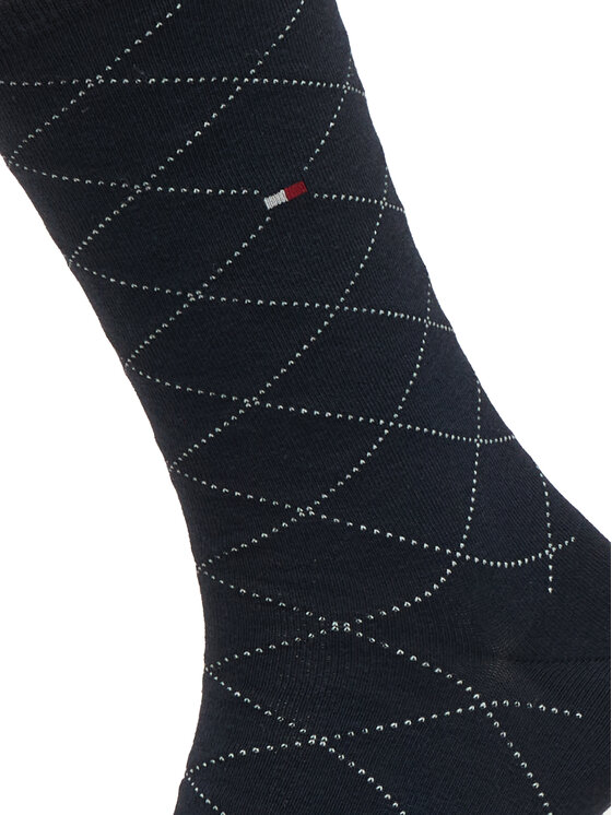 Tommy Hilfiger Dlouhé ponožky Tommy Hilfiger 701242186 Tmavomodrá