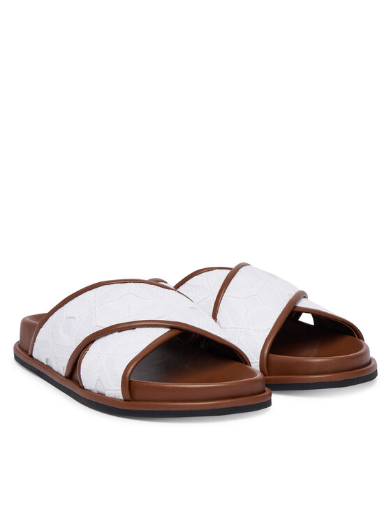 Max Mara Beachwear Шльопанці Max Mara Beachwear Peonie 2616521019650 Білий