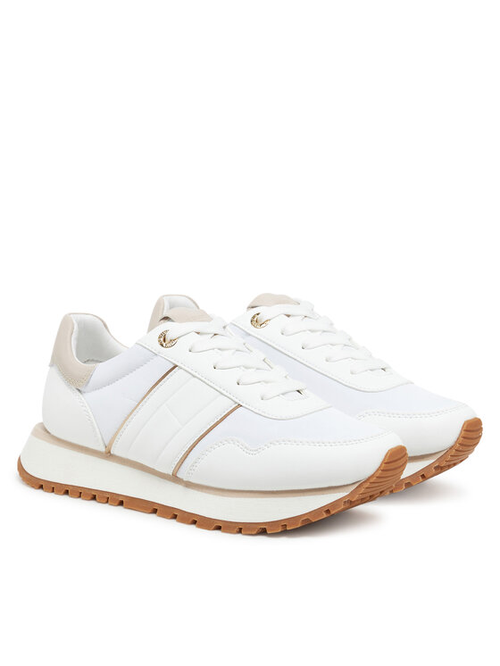 Tommy Hilfiger Sneakers Tommy Hilfiger Low Cut Lace T3A9-33758-1695 S Bianco