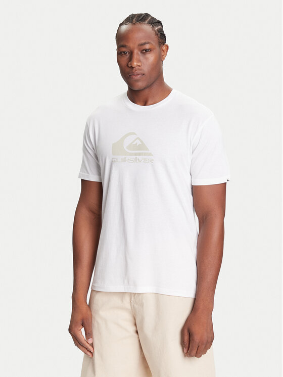 Quiksilver Quiksilver Camiseta Ev Comp Logo EQYZT08182 Blanco Regular Fit