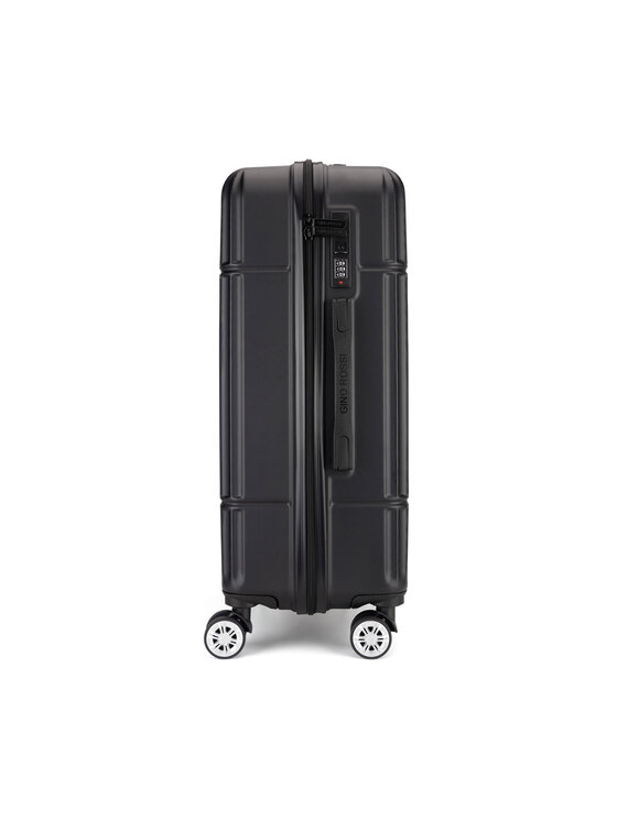 GINO ROSSI Vidējs koferis Gino Rossi GIN-WAL-002-CCC-M Melns