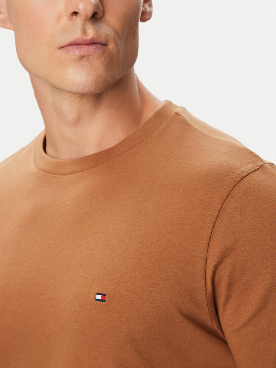 Tommy Hilfiger Tommy Hilfiger Camiseta Ess Seasonal MW0MW39995 Marrón Regular Fit