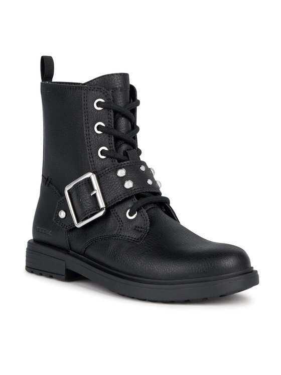 Geox Боти Geox Jr Eclair J369QD 000BU C9999 D Черен