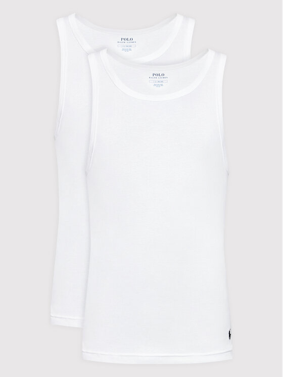 Polo Ralph Lauren Polo Ralph Lauren Комплект майок без рукавів 714835886001 Білий Regular Fit